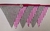 Banderin de arpillera y cuadrille granja kermese