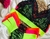 Conjunto de Lingerie Sem Bojo com Elástico Neon