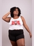 Baby Doll Lu Plus Size Cropeed Estampas Personagens Suede - comprar online