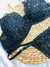 Conjunto Trio Sainha Lingerie Com Bojo Sensual - Tule Poá na internet