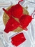 Imagem do Conjunto Trio Sainha Lingerie Com Bojo Sensual - Tule Poá