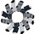 Kit com 3 Meias Masculinas Cano Longo - comprar online