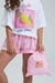 Pijama Lounge Listrado Rosa - L2M - comprar online