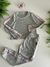 Conjunto Listras Cinza - comprar online