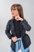 Conjunto Camile Preto e Azul - Doce Caju - Loja LaraLuc 