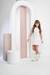 Vestido Manga de Tule Off - comprar online