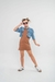 Vestido Jheny Marrom - loja online