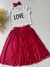 Conjunto Midi Love Pink