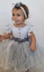 Vestido Cinza Poá - Rotação Kids - comprar online