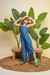 Macacão Flora Jeans Escuro - comprar online