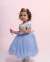 Vestido Floral Azul - Rotação Kids na internet