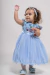 Vestido Floral Azul - Rotação Kids - comprar online