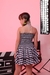 Vestido Xadrez P&B - Visto Jujuba - comprar online