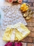 Conjunto Short Renda Amarelo - comprar online