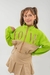 Conjunto Wendy Verde e Bege - Doce Caju