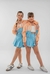 Imagem do Conjunto Wendy Azul e Laranja - Doce Caju