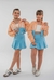 Conjunto Wendy Azul e Laranja - Doce Caju