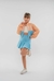 Conjunto Wendy Azul e Laranja - Doce Caju - comprar online