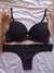 CONJUNTO DE MICROFIBRA Y PUNTILLA, CON CORPIÑO TAZA SOFT PUSH UP Y COLA LESS. ART 4790 - tienda online