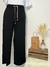 Calça Pantalona Malha - Preta