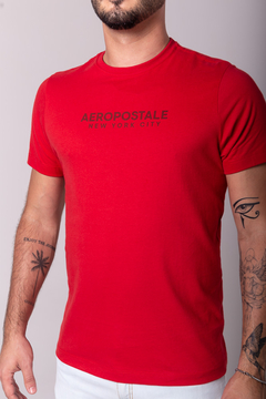 CAMISETA AEROPOSTALE NYC - VERMELHO na internet