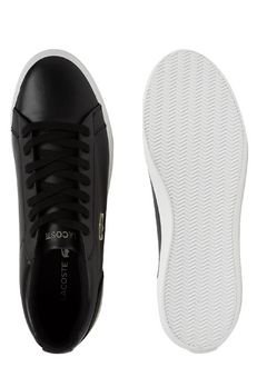 TENIS LACOSTE LEROND LEATHER - PRETO - LODZ STORE