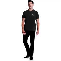 CAMISETA ARAMIS LOGO COLLEGE PRETO - LODZ STORE