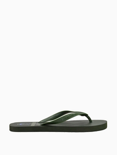 CHINELO CALVIN KLEIN SILK COLORFUL - VERDE ESCURO na internet