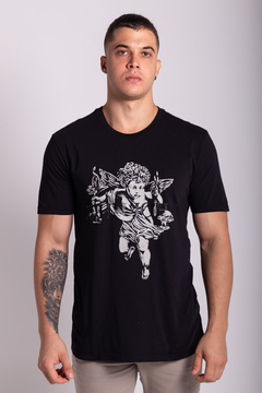 CAMISETA JOHN JOHN ANGEL DOWN - PRETO