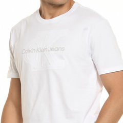 CAMISETA CALVIN KLEIN EMBOSSED - BRANCO - comprar online