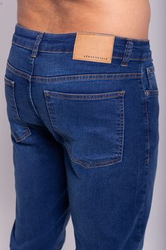 CALÇA JEANS SKINNY AEROPOSTALE LISA - AZUL na internet