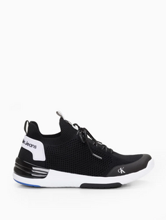 TENIS CALVIN KLEIN BAIXO AIR KNIT - PRETO