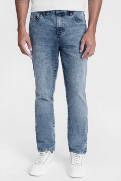 CALÇA ARAMIS JEANS SLIM ORIGINAL DENIM - AZUL MEDIO