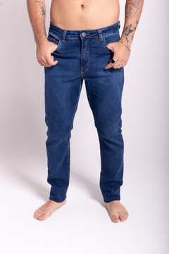 CALÇA JEANS AEROPOSTALE SLIM STRAIGHT - AZUL