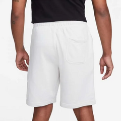 BERMUDA MOLETOM NIKE CLUB FIT LOGO - BRANCO na internet