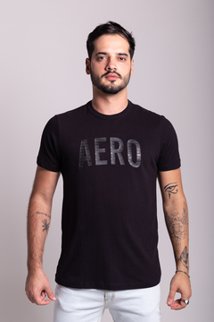 CAMISETA AEROPOSTALE PLATINUM - PRETO na internet