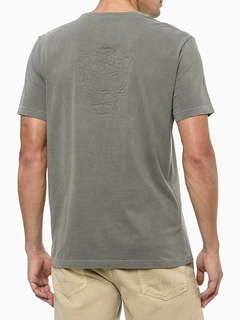 CAMISETA CALVIN KLEIN ONÇA - VERDE MILITAR - comprar online