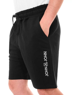 BERMUDA MOLETOM JOHN JOHN NEW BASIC - PRETO