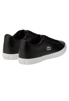 TENIS LACOSTE LEROND LEATHER - PRETO - loja online