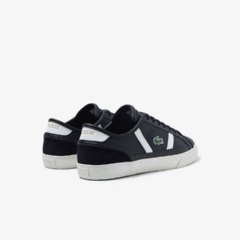 TENIS LACOSTE SIDELINE - PRETO/OFF WHITE - loja online