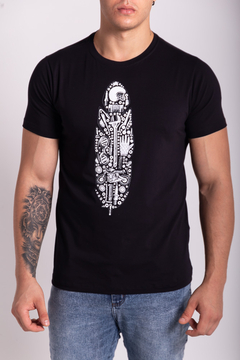 CAMISETA RED FEATHER BIKER - PRETO - comprar online