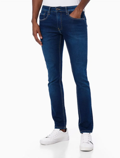 CALÇA JEANS CALVIN KLEIN SKINNY ESSENCIAL - MARINHO - comprar online