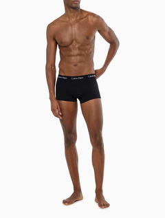 KIT 3 CUECAS CALVIN KLEIN LOW RISE TRUNK PRETO na internet