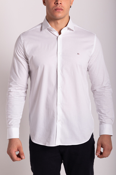 CAMISA ARAMIS SLIM MANGA LONGA TRICOLINE STRETCH - BRANCO na internet