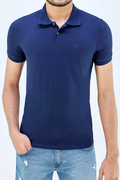 POLO OGOCHI CASUAL SLIM FK - AZUL