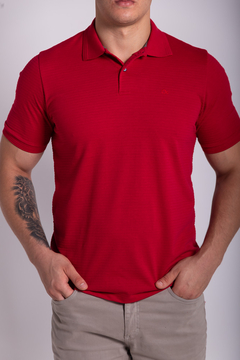 POLO OGOCHI CASUAL SLIM FK - VERMELHO