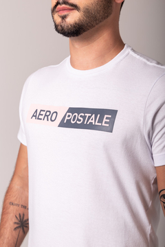 CAMISETA AEROPOSTALE EMBORRACHADO - BRANCO - comprar online