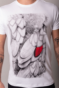 CAMISETA RED FEATHER WING - BRANCO - comprar online