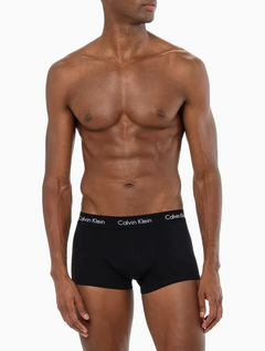 KIT 3 CUECAS CALVIN KLEIN LOW RISE TRUNK PRETO - LODZ STORE