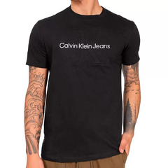 CAMISETA CALVIN KLEIN EMBOSSED - PRETO